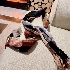 Soft Multi Color Rayon Scarf Woman’s One Size